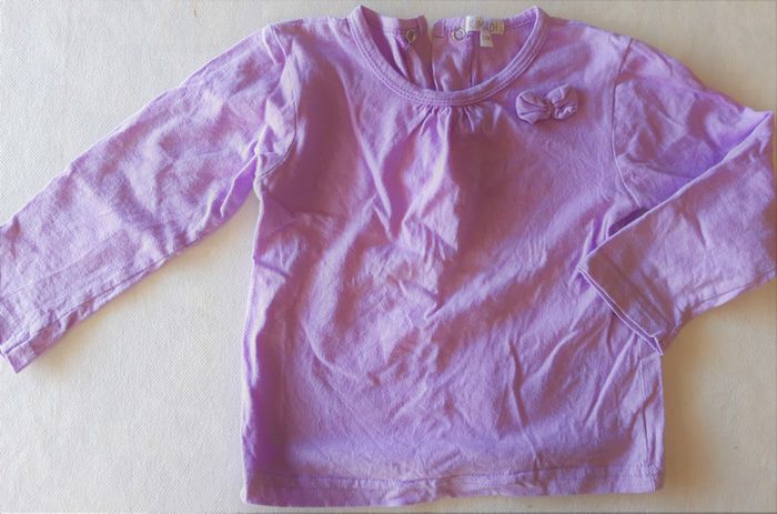 T-shirt fille manches longues 23-36 mois / Kimadi