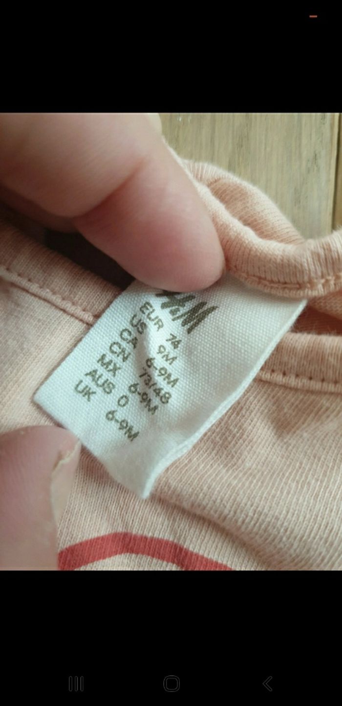 Ensemble t shirt legging taille 74 - photo numéro 3