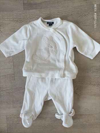 Pyjama 2 pièces fille 1 mois