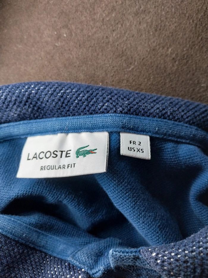 Polo Lacoste XS tâché normal fit - photo numéro 4