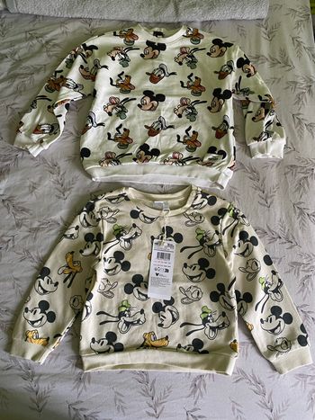 Lot de deux sweats Mickey garçon, taille 36 mois