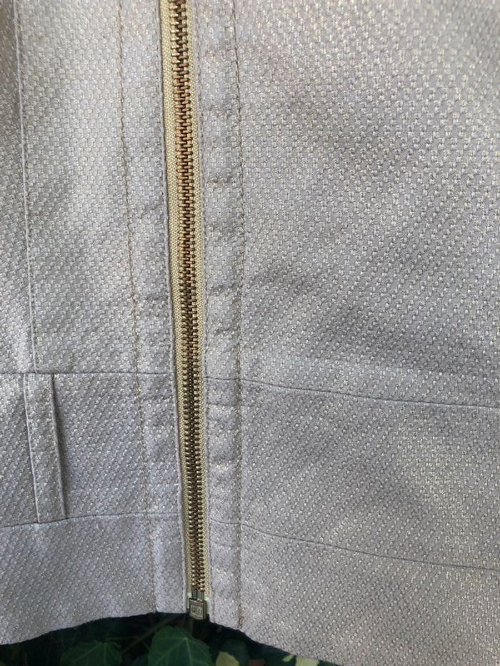 Petite veste blazer Alain manoukian beige irisé - photo numéro 8