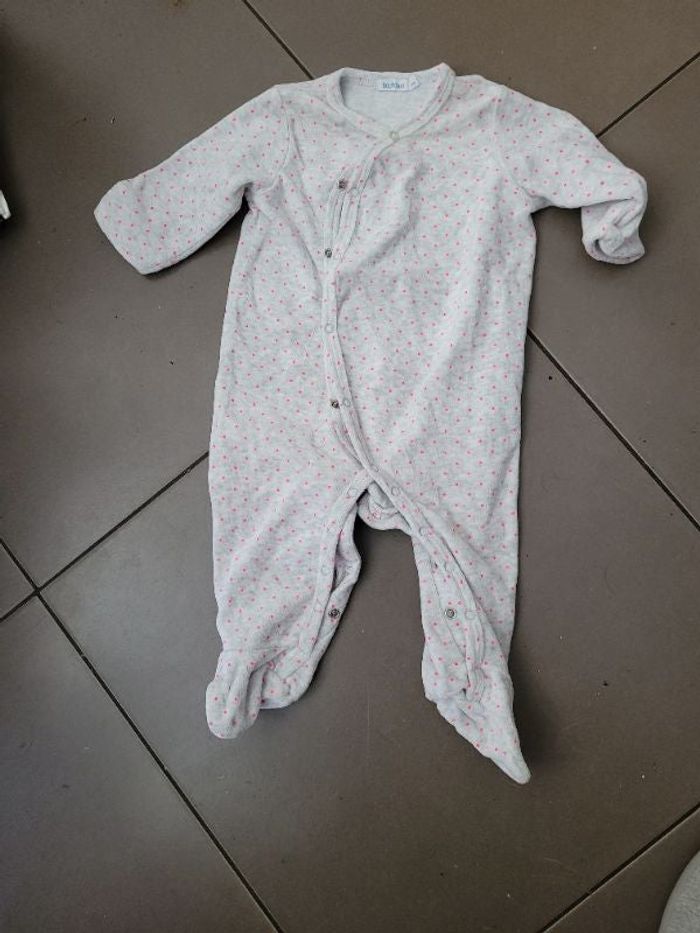 Pyjama velours 6 mois bout chou