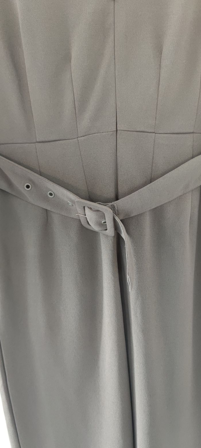 Combinaison femme Squitos taille 38 verte chic ceinturée très bon état - photo numéro 3