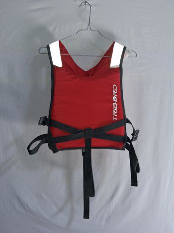 Gilet tribord sauvetage / flottaison rouge complet de 25 à 40kg