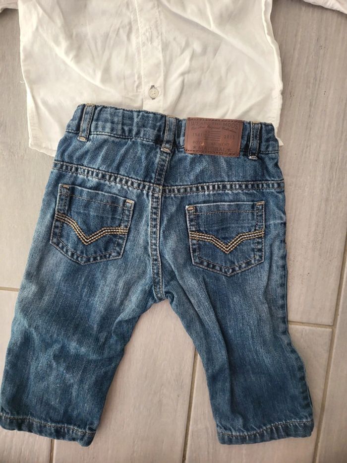 Ensemble chemise et jean mayoral 6mois - photo numéro 3