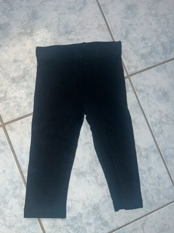 leggings fille 3 ans noir kiabi - photo numéro 2