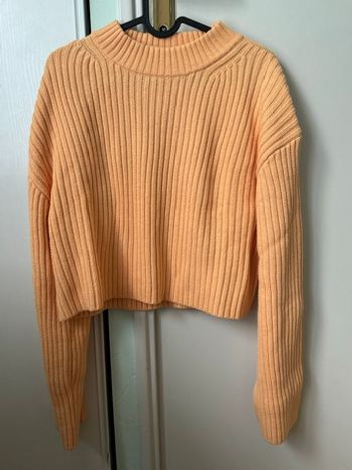 Pull court orange - H&M - photo numéro 2