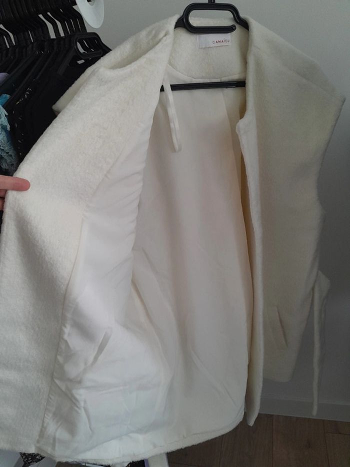 Gilet fourrure sans manches femme L - photo numéro 5