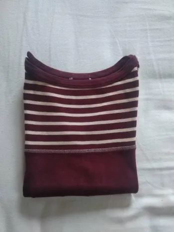 Tee Shirt Femme Manches 3/4 Col bateau