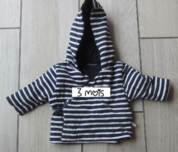 Veste toute douce a capuche pour l'extérieur