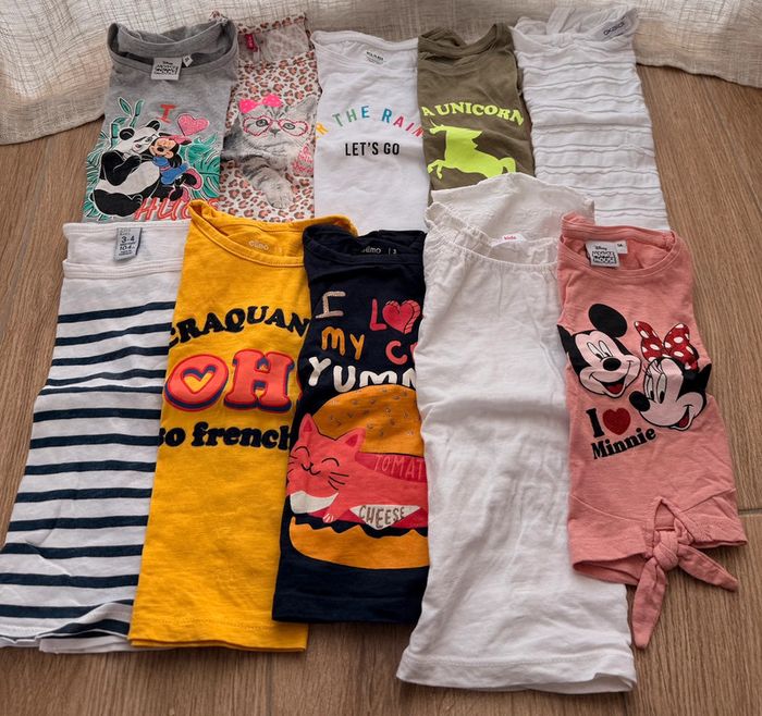 Lot de 13 t-shirt manches courtes / débardeurs 3 ans