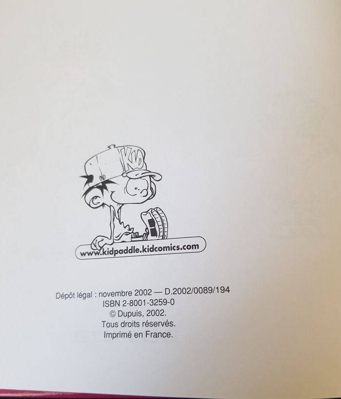 BD Kid Paddle Tome 8 en Édition Originale - Midam - Dupuis - photo numéro 3