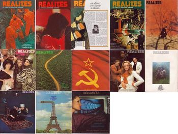 Lot de revues anciennes Réalités