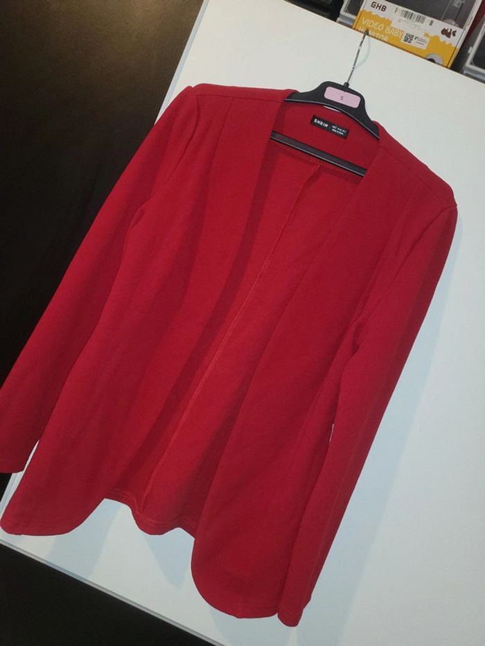 Ensemble tailleur rouge bordeaux - photo numéro 3