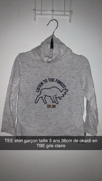 TEE shirt garçon taille 3 ans