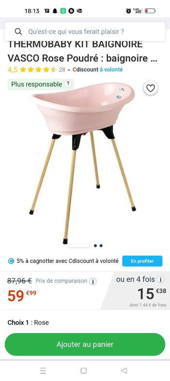 Baignoire bébé