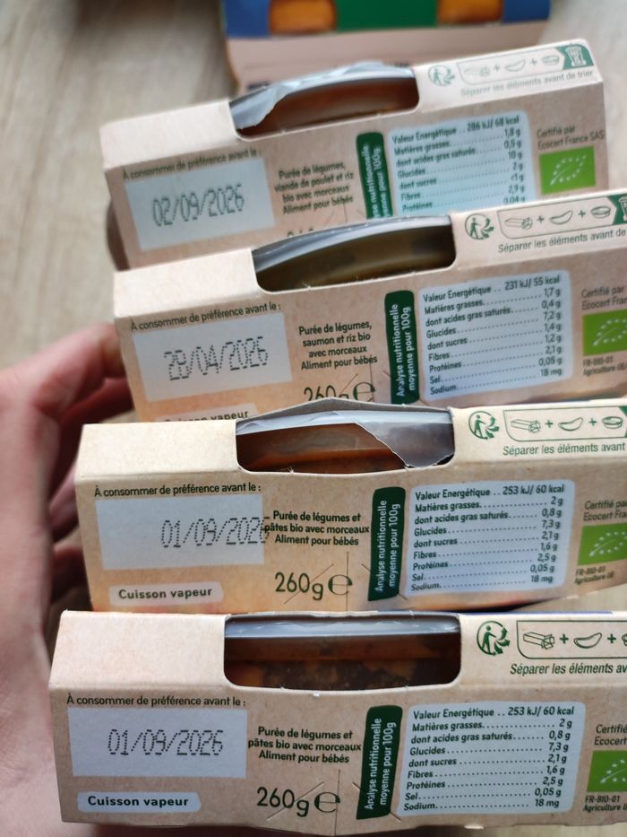 Lots de repas bébé - photo numéro 6