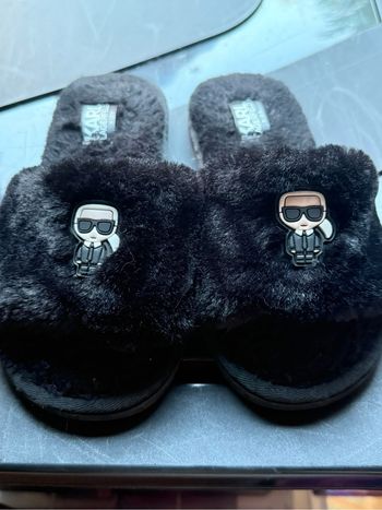 Karl Lagerfeld Kids Mules  noir et blanc 36