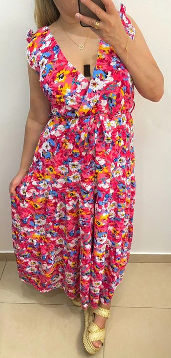 Robe longue à fleurs Lilie Rose