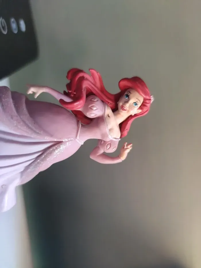 Figurine Ariel la petite sirène peinte à la main - photo numéro 8
