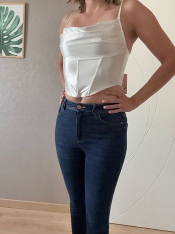 Haut satine bustier S 