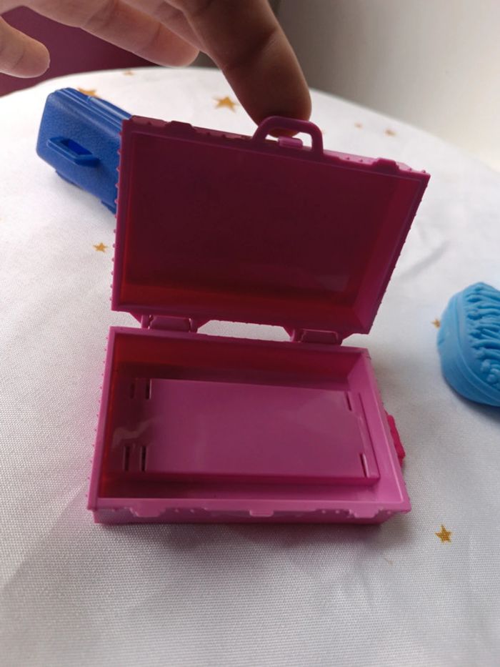 Barbie mattel fashionistas poupée sac bag bagage valise malle bleu rose blue pink Travel 1977 2011 - photo numéro 12