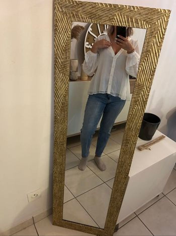 Chemisier blanc Zara - photo numéro 2