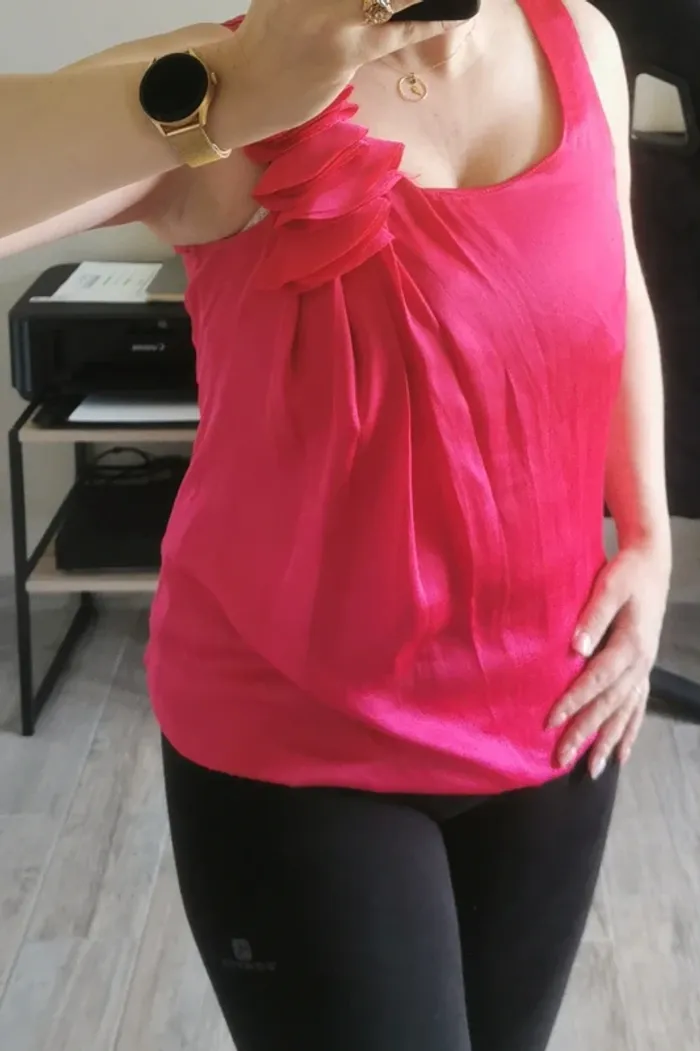 Débardeur fuchsia H&M - photo numéro 2