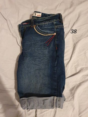 Bermuda en jeans taille 38