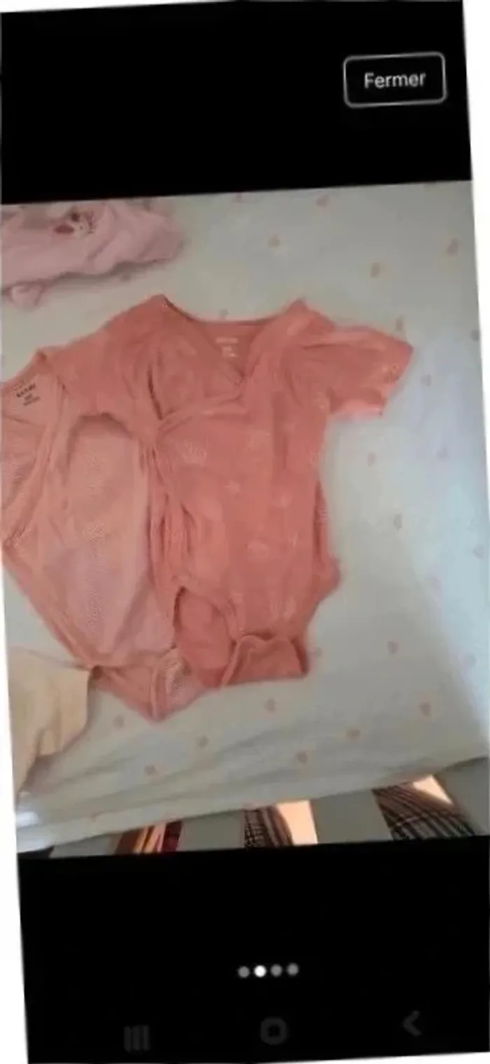 Lot body bébé 6 mois fille - photo numéro 2