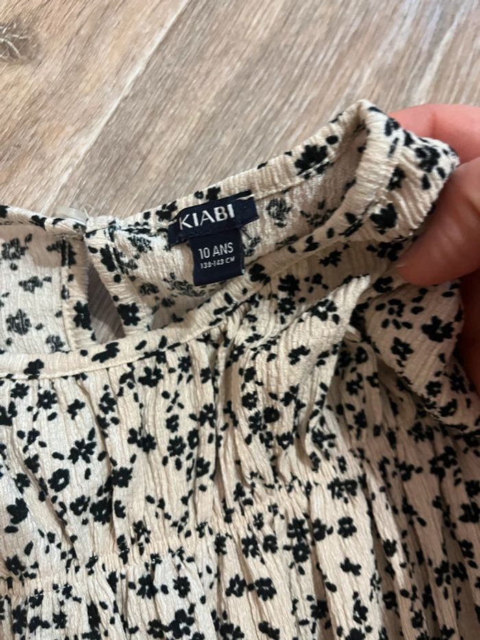 Blouse fleur 10 ans - photo numéro 2