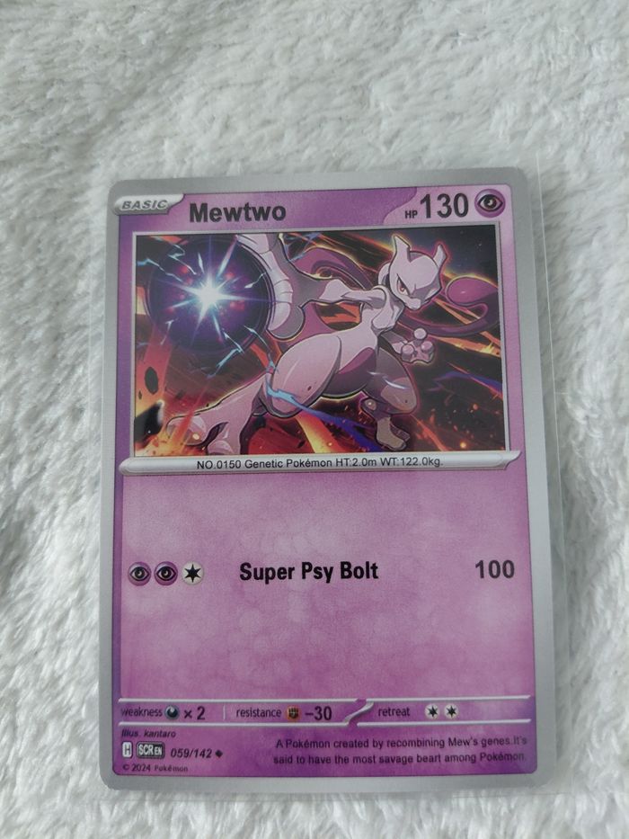 Carte Pokémon Mewtwo