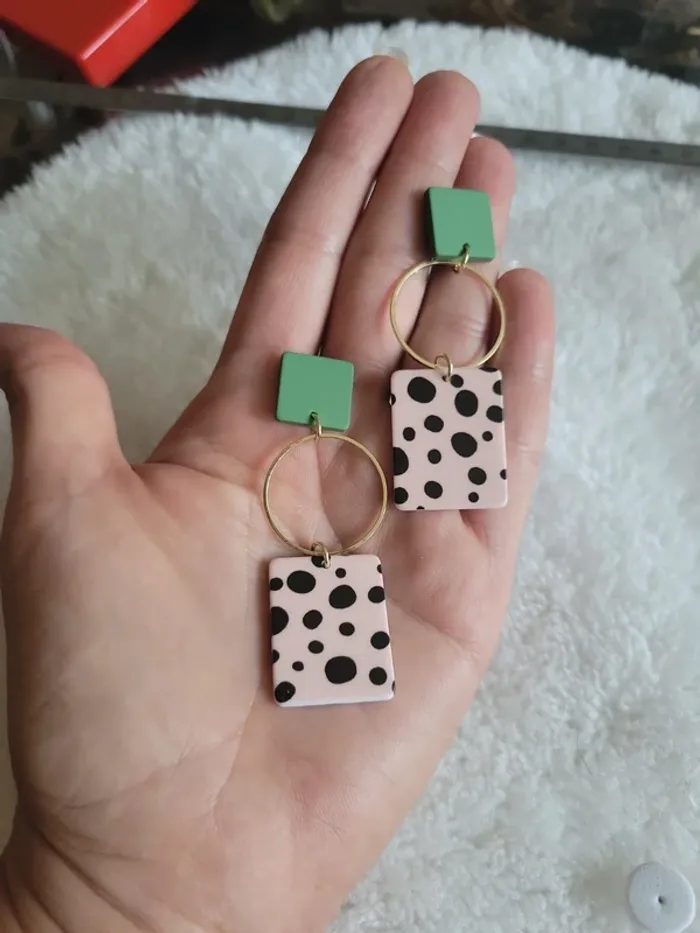 Boucles geometriques couture