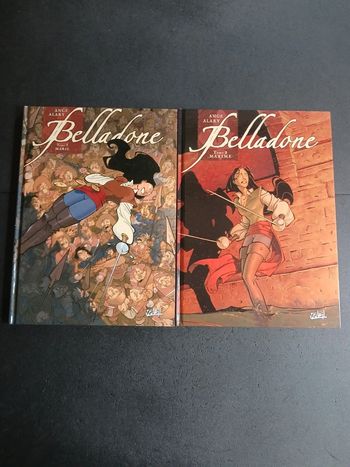 Lot de 2 bd belladone 1 et 2,EO