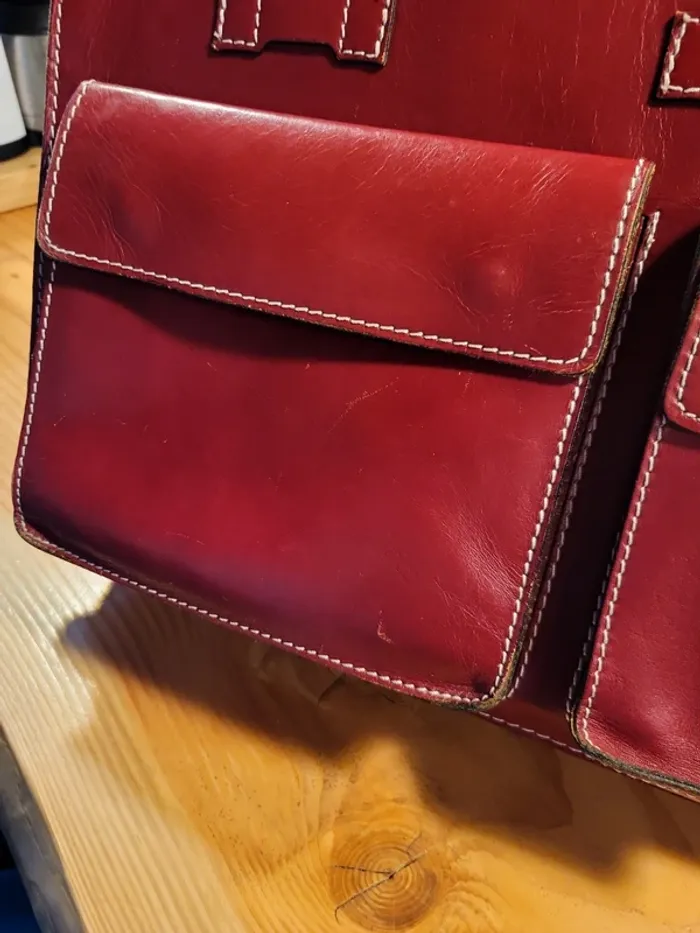 Cartable cuir - photo numéro 3