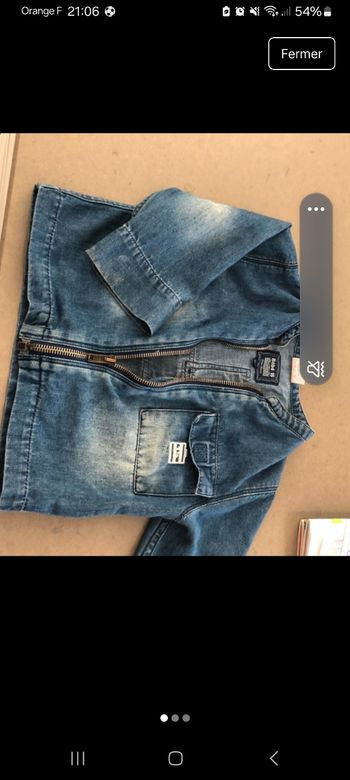 Veste Serge blanco 12 mois