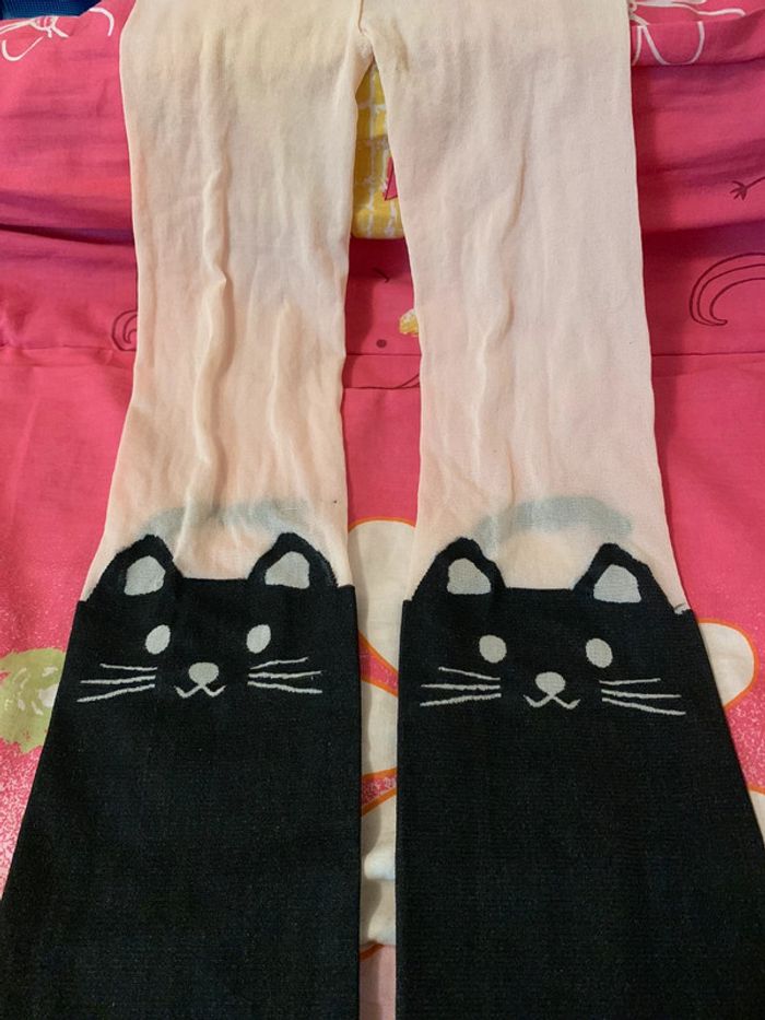 Collants chat noir taille S - photo numéro 6