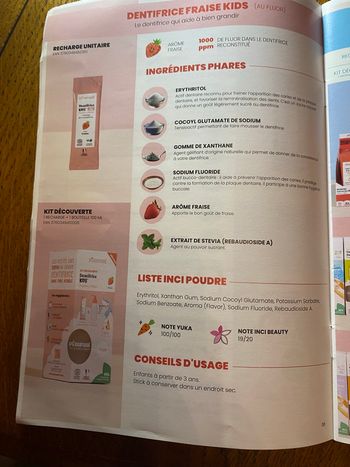 Gel douche 2 en 1  et dentifrice pour enfants