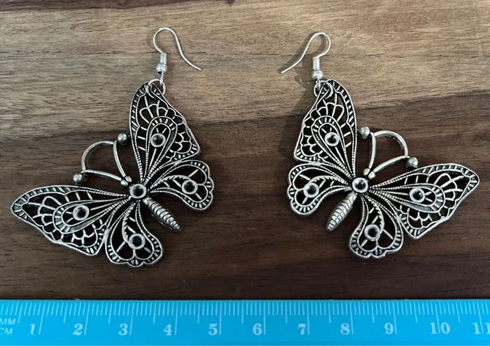 Boucles d'Oreilles Papillons 🦋 - photo numéro 2