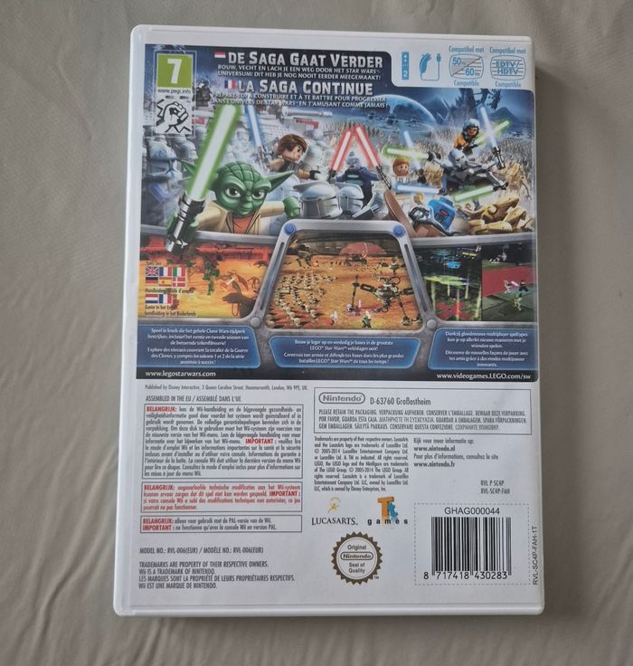 Jeu videos Nintendo Wii Lego star wars 3 complet PAL - photo numéro 3