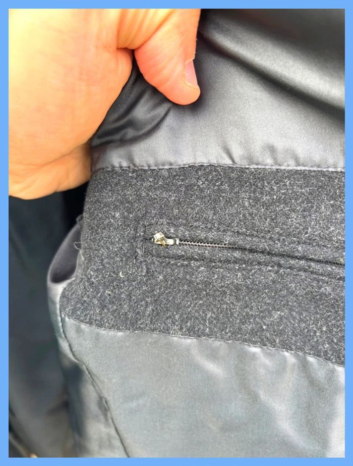 Veste / Manteau marque Camel couleur Noir taille XL - photo numéro 7