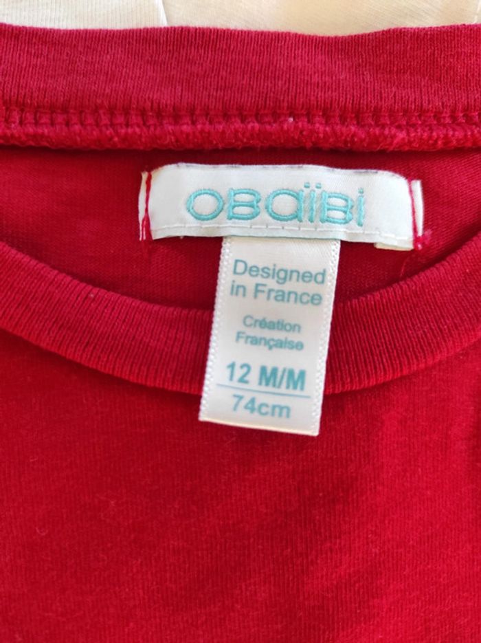 Lot de 2 tee-shirts Obaïbi - photo numéro 5