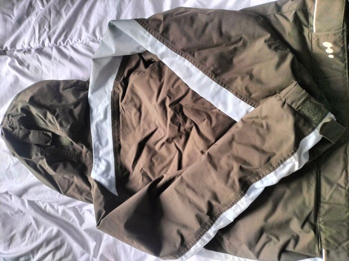 Veste ski Decathlon 10 ans kaki bleu - photo numéro 2