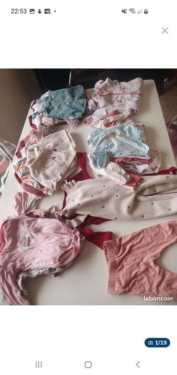 Lot bébé fille 6 mois