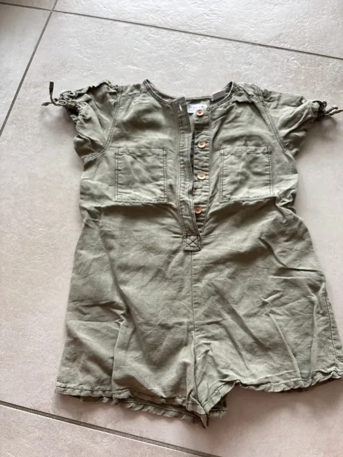 Combinaison Zara en lin 3/4 ans