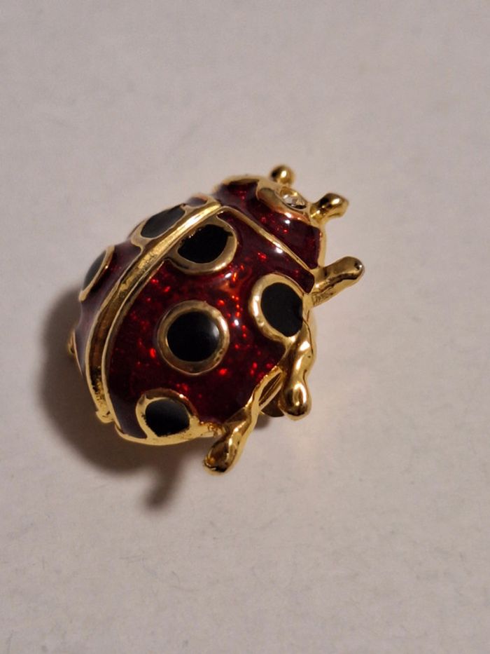 Coccinelle pins lady bug insecte vintage - photo numéro 4