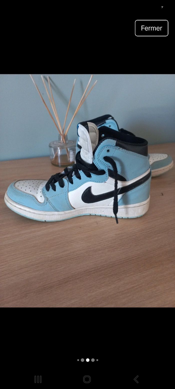 Jordan bleu et blanche taille 38 mixte - photo numéro 4