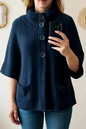 Veste style cape - Taille L
