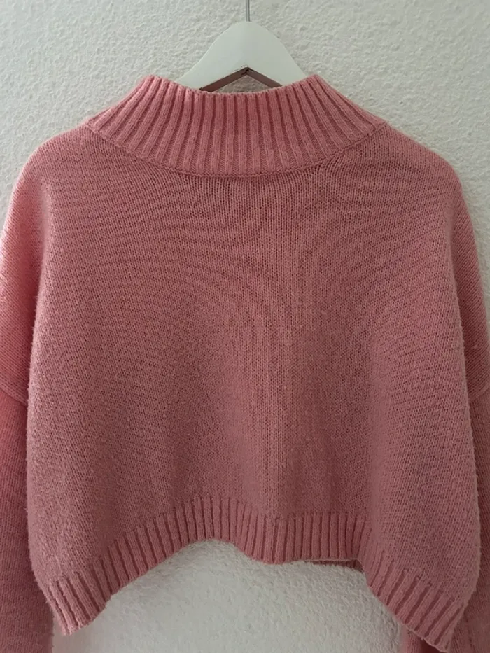 Pull rose d’hiver - photo numéro 2